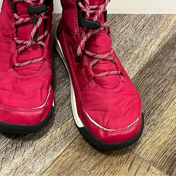 Sorel Fuchsia Rush Black Boots Sz.3 - Picture 5 of 9